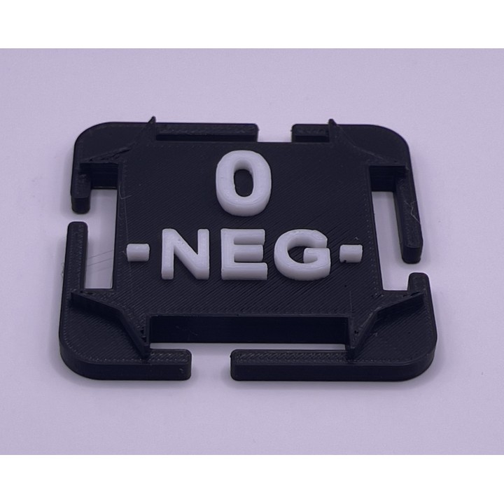 Attache molle groupe sanguin  O-