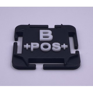 Attache molle groupe sanguin  B+