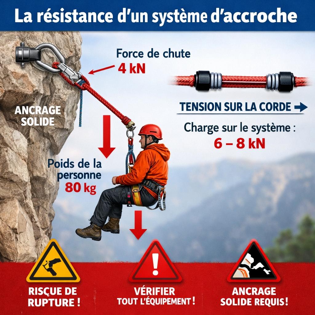 La résistance d’un système d’accroche