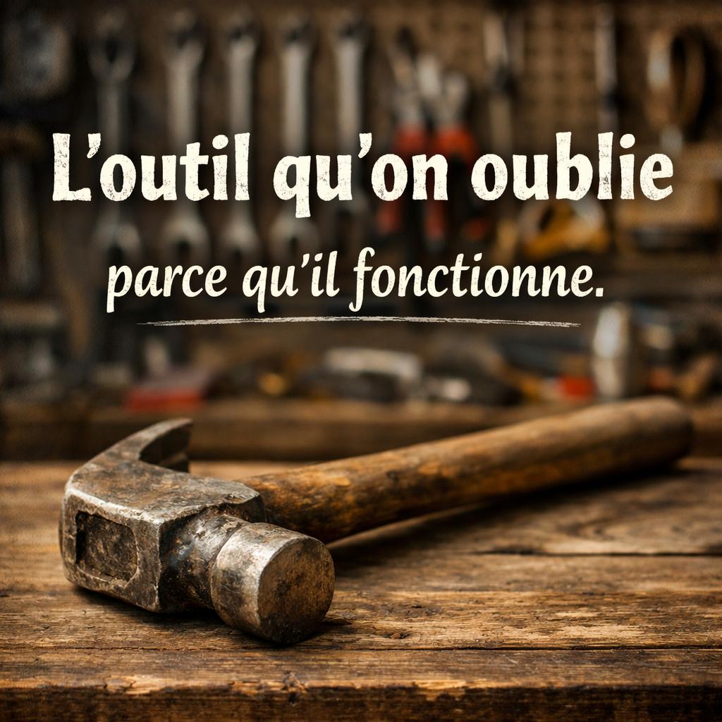 L’outil qu’on oublie parce qu’il fonctionne