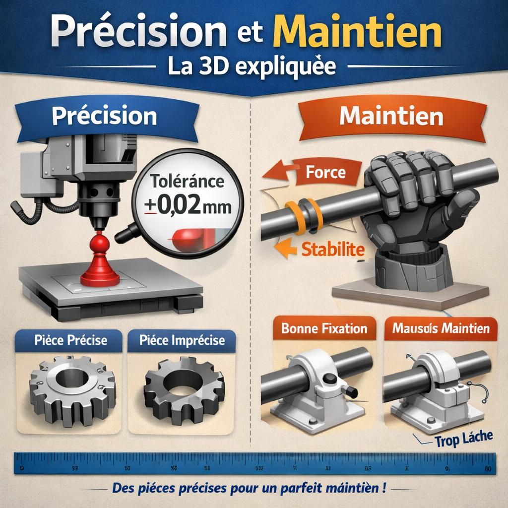 Précision et maintien : la 3D expliquée