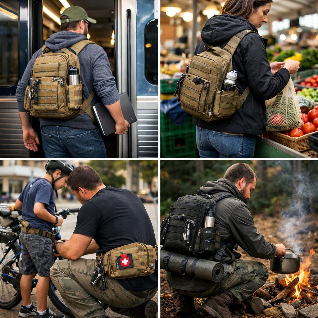 Le MOLLE dans le quotidien terrain