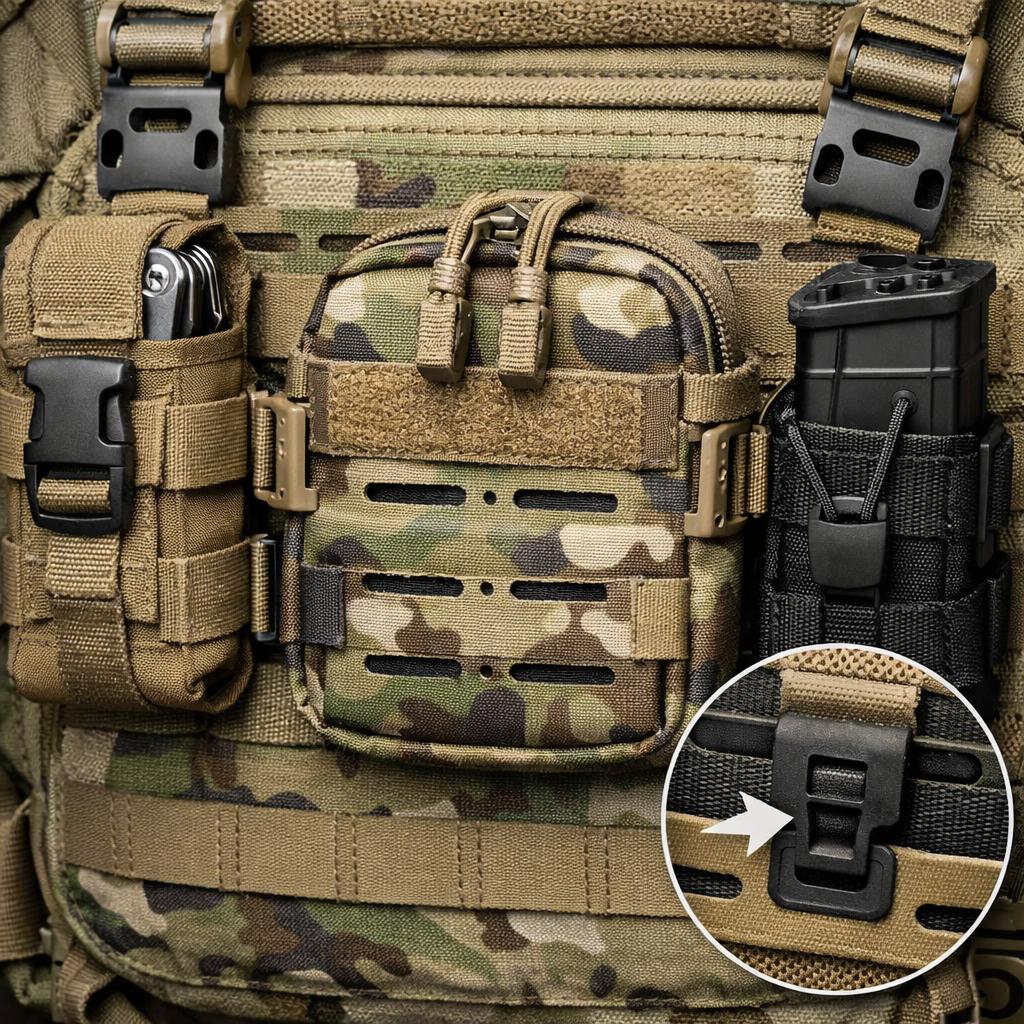 Le système d’accroche MOLLE optimisé