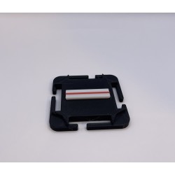 Grade d'adjudant-chef en PLA noir, blanc et rouge